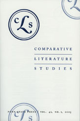 <i>Comparative Literature Studies</i> Academic journal