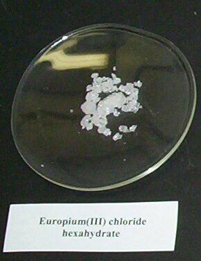 <span class="mw-page-title-main">Europium(III) chloride</span> Chemical compound