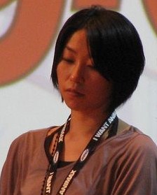 Hoshino op de 2008 AnimagiC-beurs in Bonn, Duitsland