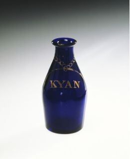 <span class="mw-page-title-main">Cruet</span> Small flat-bottomed vessel with a narrow neck