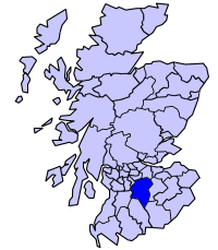 <span class="mw-page-title-main">Clydesdale (district)</span> Scottish local government district (1975–1996), part of Strathclyde region