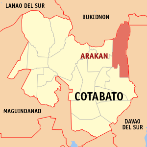 <span class="mw-page-title-main">Arakan, Cotabato</span> Municipality in Cotabato, Philippines