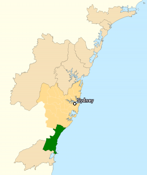 <span class="mw-page-title-main">Division of Cunningham</span> Australian federal electoral division