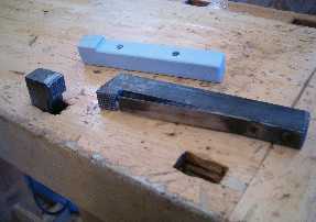 <span class="mw-page-title-main">Bench dog</span> Accessory used on a woodworking workbench to secure a workpiece