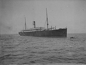 SS <i>Noordam</i> (1902) Dutch ocean liner built in Ireland & chartered to Sweden