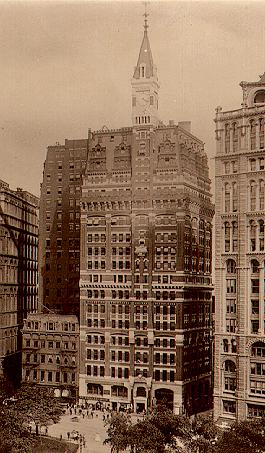 <span class="mw-page-title-main">New York Tribune Building</span> Former skyscraper in Manhattan, New York