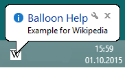 <span class="mw-page-title-main">Balloon help</span> User interface element