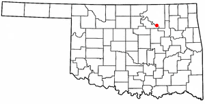 <span class="mw-page-title-main">Prue, Oklahoma</span> Town in Oklahoma, United States