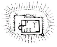 Grundriss der Burganlage