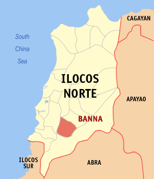 <span class="mw-page-title-main">Banna, Ilocos Norte</span> Municipality in Ilocos Norte, Philippines