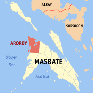 Aroroy Municipality in Bicol Region, Philippines