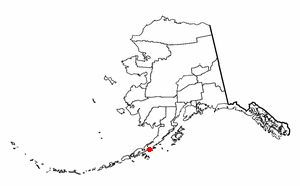 <span class="mw-page-title-main">Ivanof Bay, Alaska</span> Census-designated place in Alaska, United States