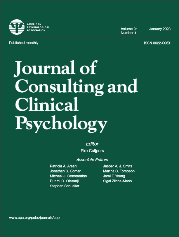 <i>Journal of Consulting and Clinical Psychology</i> Academic journal