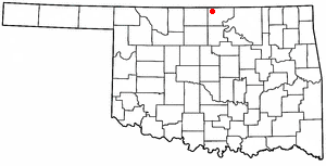 <span class="mw-page-title-main">Braman, Oklahoma</span> Town in Oklahoma, United States