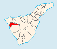 Santiago del Teide – Mappa