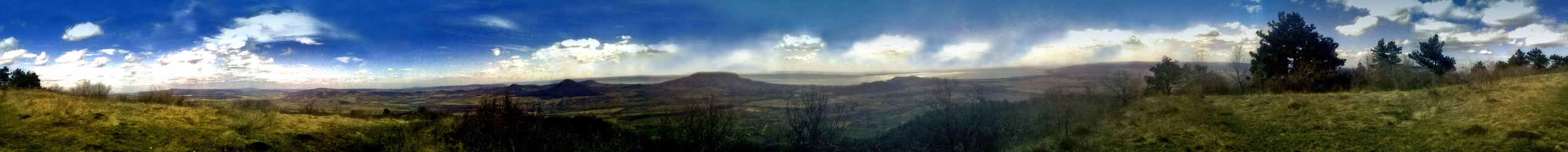 Panorámakép a Szent György-hegyről