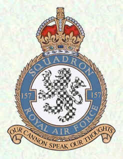 <span class="mw-page-title-main">No. 157 Squadron RAF</span> Defunct flying squadron of the Royal Air Force