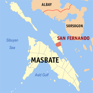 San Fernando, Masbate Municipality in Bicol Region, Philippines