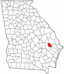 <span class="mw-page-title-main">Geography of Evans County, Georgia</span>