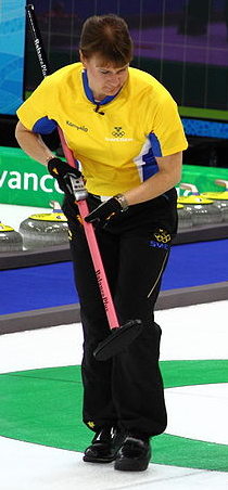 <span class="mw-page-title-main">Cathrine Lindahl</span> Swedish curler and Olympic gold medalist