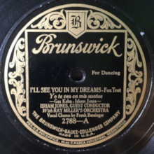 <span class="mw-page-title-main">I'll See You in My Dreams (1924 song)</span> 1924 song by Gus Kahn and Isham Jones