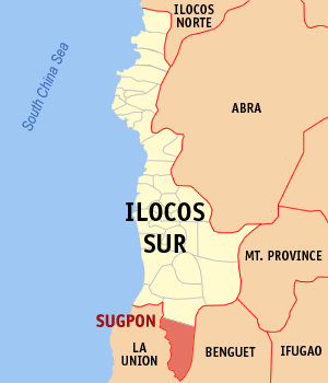 <span class="mw-page-title-main">Sugpon</span> Municipality in Ilocos Sur, Philippines