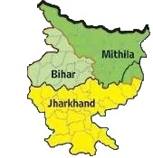 Location of Mithila