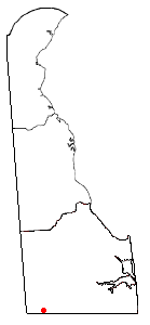 Location of Delmar, Delaware