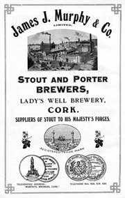 1919 advert for Murphy's Cork brewery Murphys-Stout,-1919-.jpg