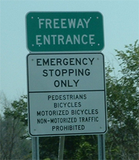 <span class="mw-page-title-main">Non-motorized access on freeways</span>