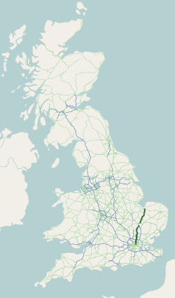 <span class="mw-page-title-main">A10 road (England)</span> Road in England