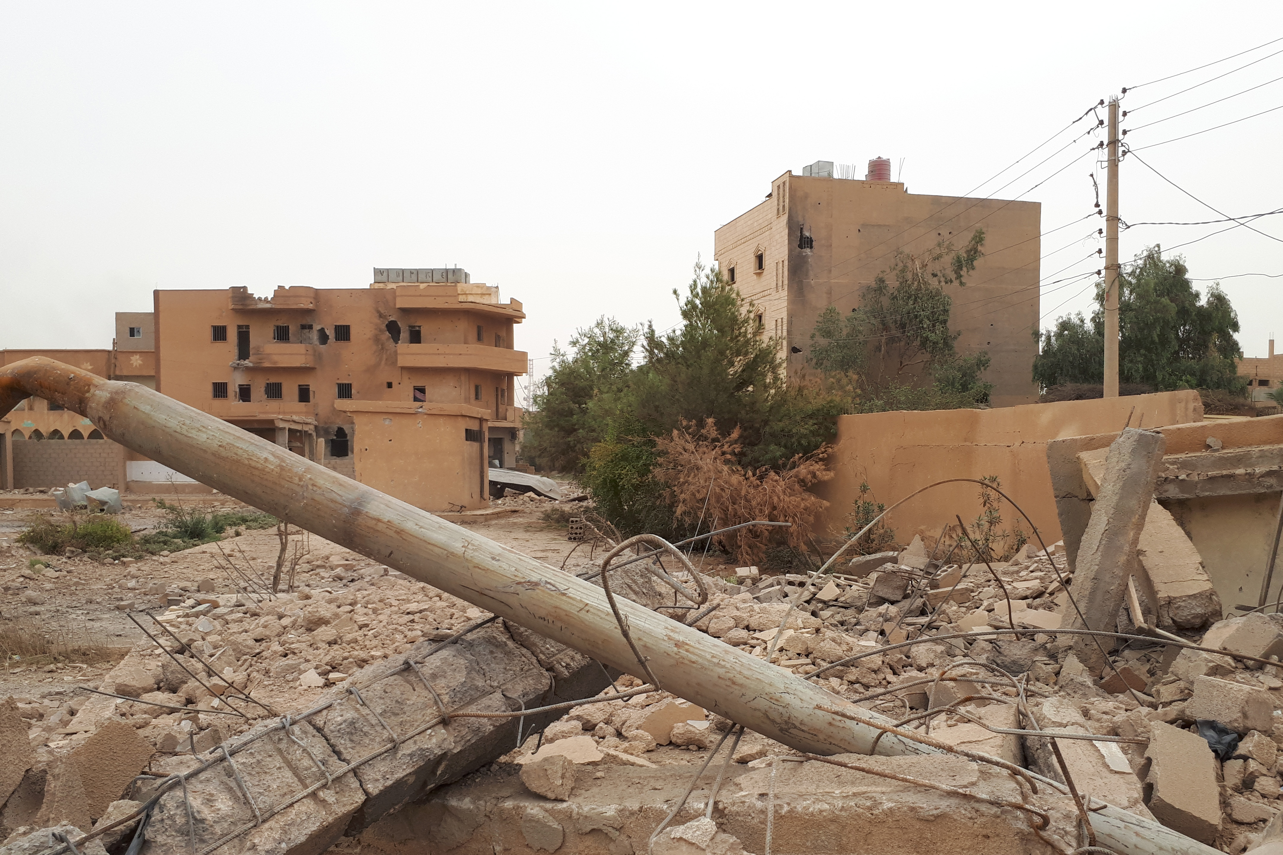 Ruines de Boukamal en novembre 2017.