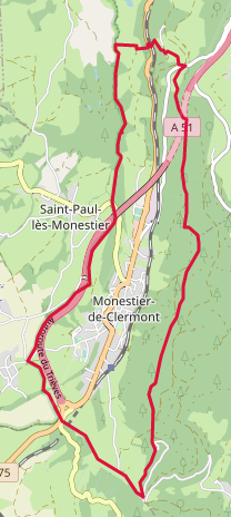 Monestier-de-Clermont - Localizazion