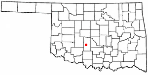 <span class="mw-page-title-main">Ninnekah, Oklahoma</span> Town in Oklahoma, United States