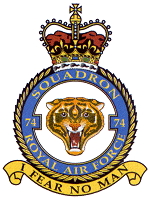 <span class="mw-page-title-main">No. 74 Squadron RAF</span> Defunct flying squadron of the Royal Air Force