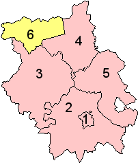 Distrikte und Unitary Authority