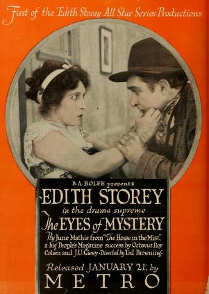 <i>The Eyes of Mystery</i> 1918 film by Tod Browning