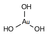 <span class="mw-page-title-main">Gold(III) hydroxide</span> Chemical compound