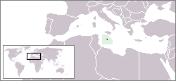 Ligging van Malta (laand)