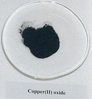 <span class="mw-page-title-main">Copper(II) oxide</span> Chemical compound – an oxide of copper with formula CuO