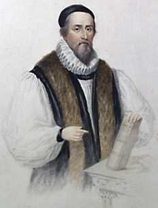 <span class="mw-page-title-main">John Hooper (bishop)</span> English Protestant bishop, reformer, and martyr (d. 1555)