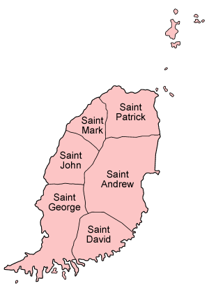 Parishes van Grenada