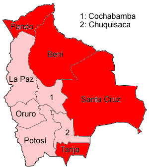 <span class="mw-page-title-main">Media Luna</span> Geographic region of Bolivia