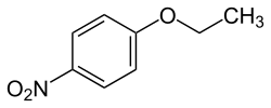 Strukturformel von 4-Nitrophenetol