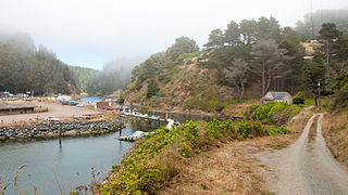 Albion River River in Mendocino County, California (USA)