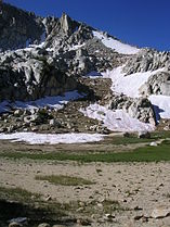 Notch in the Silver Divide, near Goodale Pass