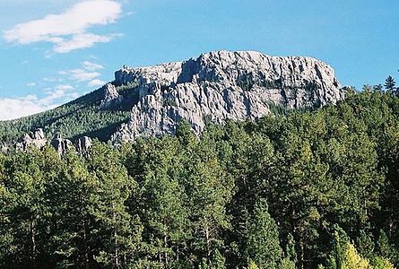 90. Black Elk Peak is the highest summit of the Black Hills and South Dakota.