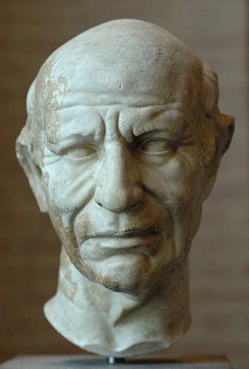 Head of an elderly Roman.