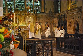 <span class="mw-page-title-main">Introit</span> Part of the opening of the liturgical celebration of the Eucharist for many Christian denominations