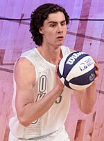 Josh Giddey was selected 6th overall out of the Adelaide 36ers (NBL). Josh Giddey 2022.jpg